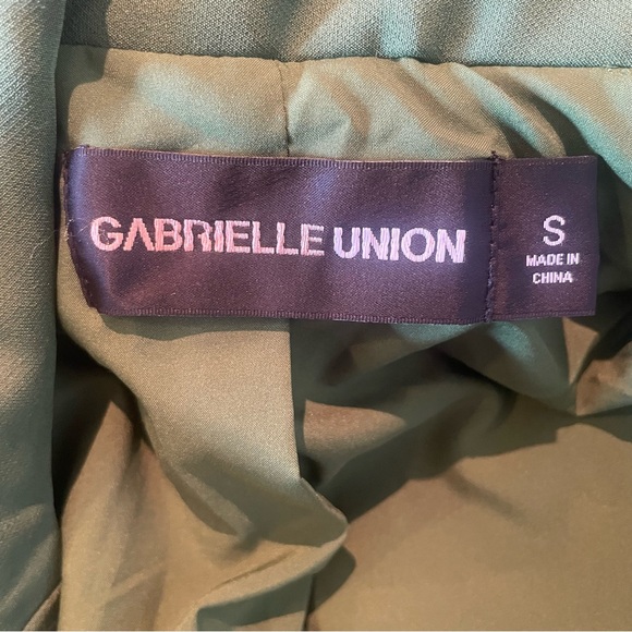 Gabrielle Union- SZ S Green Oversized Double Breasted Jacket Green Myste… - Picture 7 of 7